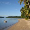 Fiji, Kandavu, Papageno beach, beach, wet sand