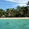 Fiji, Lomaivitis, Caqalai island, beach, view from water