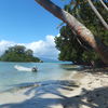 Fiji, Lomaivitis, Naigani island, beach, boat