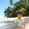 Fiji, Lomaivitis, Naigani island, beach, water edge