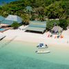Fiji, Mamanuca, Bounty island (Kandavu), beach, aerial view