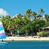 Fiji, Mamanucas, Castaway island, view from water