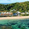 Fiji, Mamanucas, Tokoriki island, Sheraton beach, aerial view