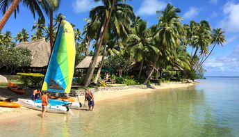 Фиджи, Вануа Леву, Пляж Савусаву, Jean-Michel Cousteau Resort