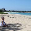 Fiji, Viti Levu, Natadola beach, child