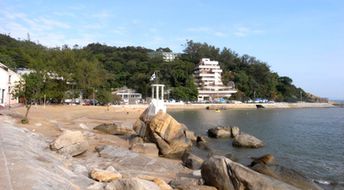 Macau, Cheoc Van beach (Bamboo Bay), rocks