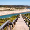 Portugal, Algarve, Amoreira beach, Aljezur river