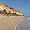 Portugal, Algarve, Falesia beach, water edge