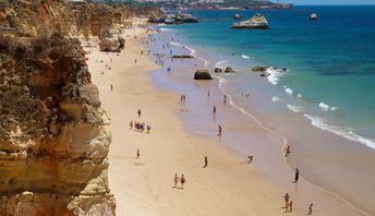 Portugal, Algarve, Rocha beach, cliffs