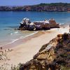 Portugal, Algarve, Rocha beach, lonely shore