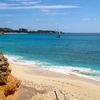 Saint Martin, Cupecoy beach, view to water