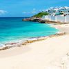 Saint Martin, Cupecoy beach, white sand