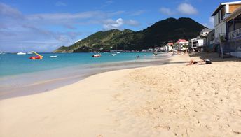 Saint Martin, Grand Case beach, sand