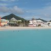 Saint Martin, Great Bay beach (Philipsburg), view from water