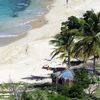 Saint Martin, Happy Bay beach, view from top