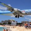 Сен-Мартен, Пляж Махо бич, TUI Boeing 747