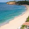 Saint Martin, Red Bay beach, view from top