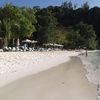 Seychelles, Mahe, Petite Anse beach (Four Seasons), wet sand
