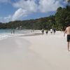 Seychelles, Praslin, Anse Lazio beach, walking