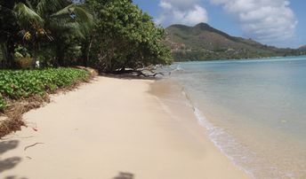 Seychelles, Praslin, Anse Possession beach, west end