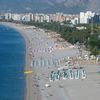 Turkey, Antalya beach, view from top