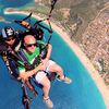 Turkey, Oludeniz beach, paragliding