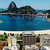 Brazil, Rio, Botafogo beach, top view