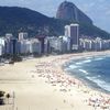 Brazil, Rio, Copacabana beach, Sugarloaf mountain