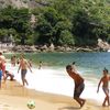 Brazil, Rio, Vermelha beach, football
