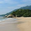 Hong Kong, Cheung Sha beach, wet sand