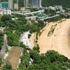 Hong Kong, Repulse Bay beach, gardens