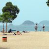 Hong Kong, Repulse Bay beach, trees