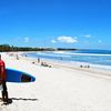 Indonesia, Bali, Kuta beach, surfer