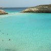 Italy, Lampedusa, Rabbit beach, lagoon