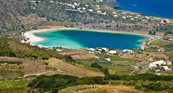 Italy, Pantelleria, Lago di Venere lake