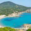 Italy, Sardinia, Chia beach, bay