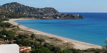 Italy, Sardinia, Geremeas beach