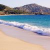 Italy, Sardinia, Geremeas beach, wave