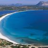 Italy, Sardinia, La Cinta beach, aerial view
