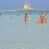 Italy, Sardinia, La Pelosa beach, shallow water