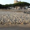 Italy, Sardinia, Torre Grande beach, view from water