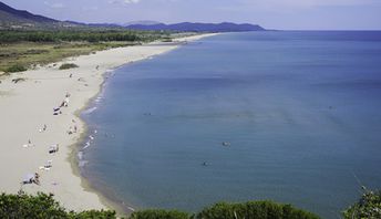 Italy, Sardinia, Torre Salinas beach