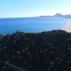 Italy, Sardinia, Torre Salinas beach, tower