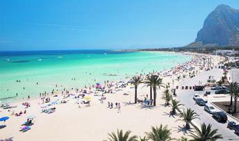 Italy, Sicily, San Vito Lo Capo beach