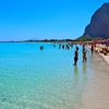 Italy, Sicily, San Vito Lo Capo beach, water edge