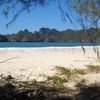 Malaysia, Langkawi, Tanjung Rhu beach, under tree