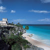 Mexico, Tulum beach, Mayan ruins