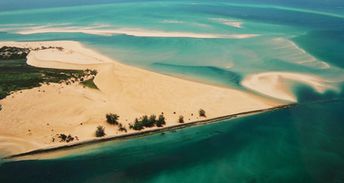 Mozambique, Bazaruto, Magaruque island, sand