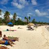 Saint Martin, Mullet Bay beach, palms