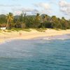 Saint Martin, Mullet Bay beach, view from water